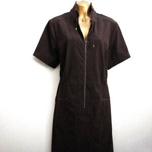 Chico's  Zenergy Brown Neema dress size 2.5